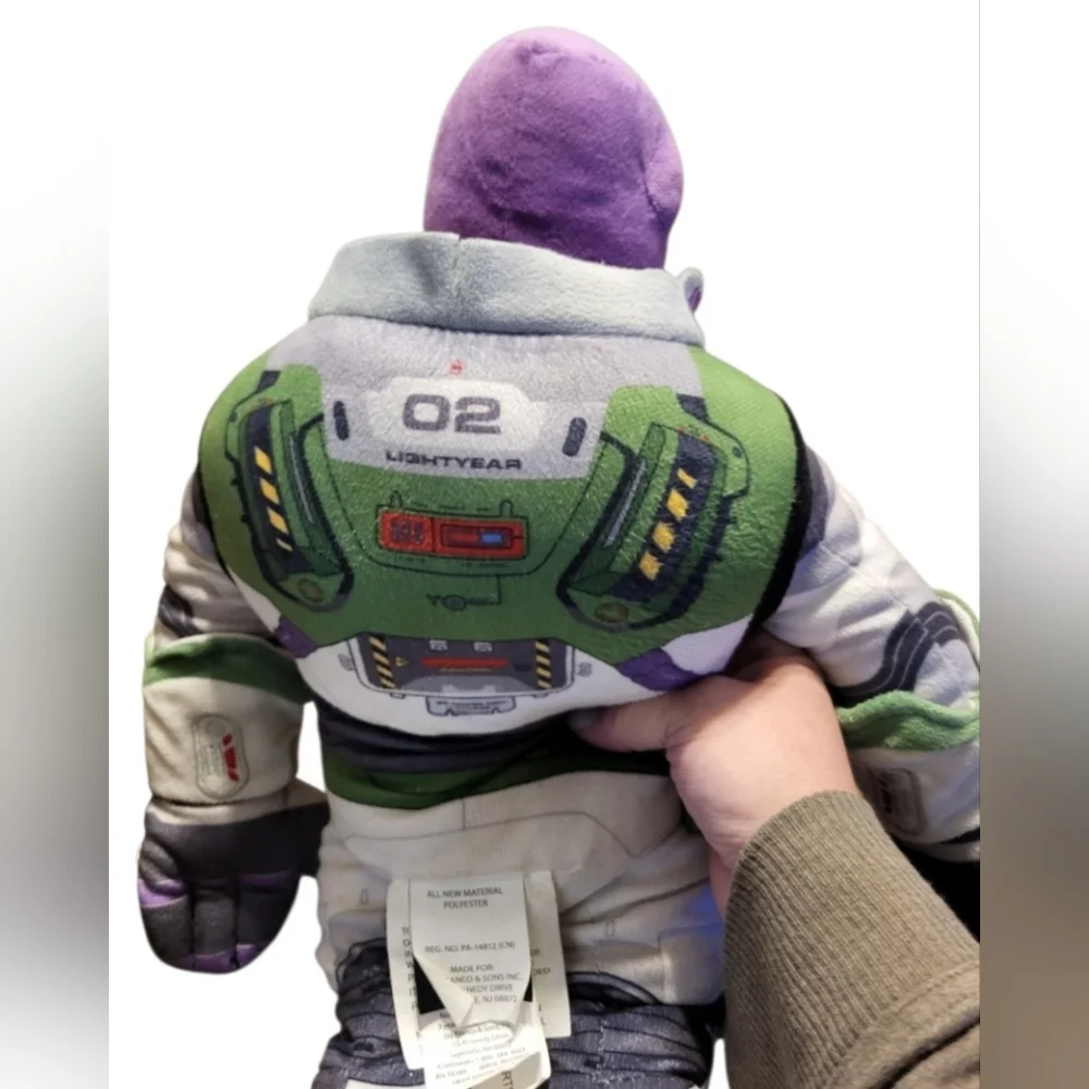 Buzz Disney Space Hero Plush - Purple and Green